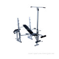 Foldable Incline and Decline Weight Bench with Lat Pull Down ES-5025